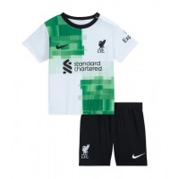 Billiga Liverpool Barnkläder Borta fotbollskläder till baby 2023-24 Kortärmad (+ Korta byxor)